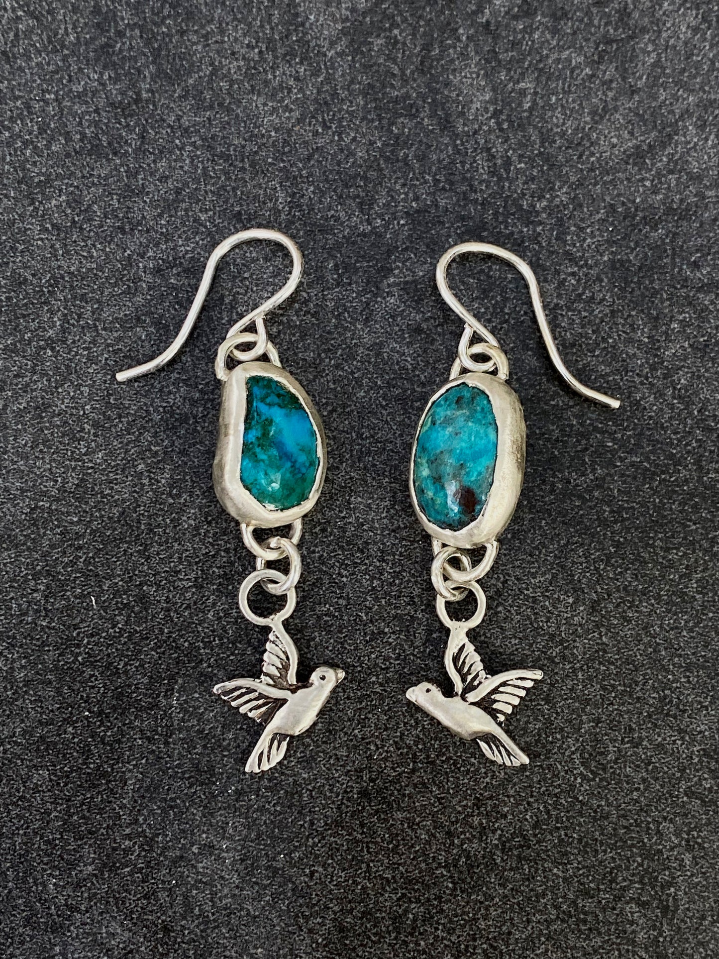 Winged Being ~ Turquoise Earrings