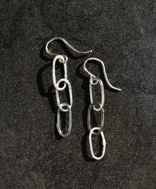 Sterling Silver Chain Earrings